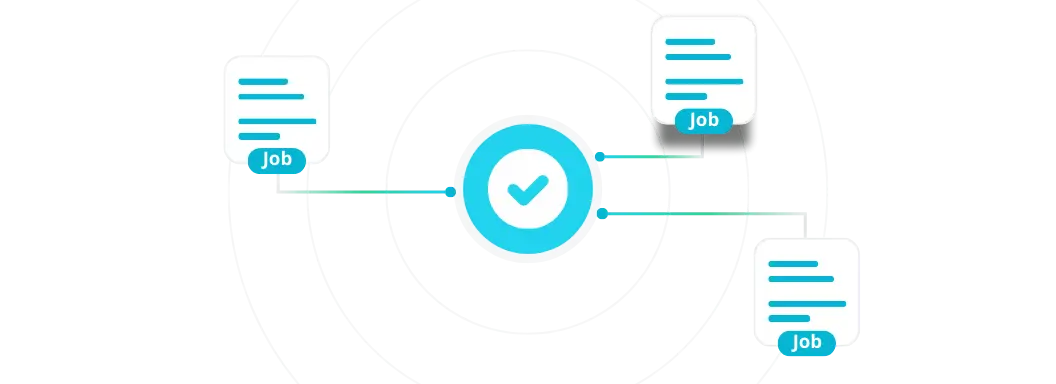 Job matching visualization